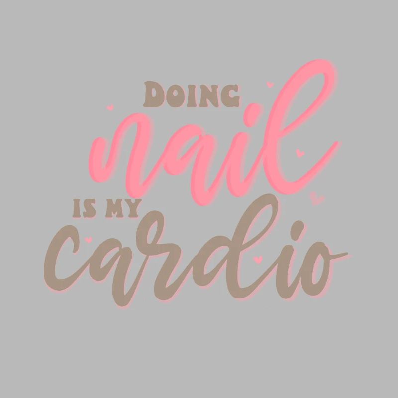 Doing nail is my cardio technician manicurist tech
