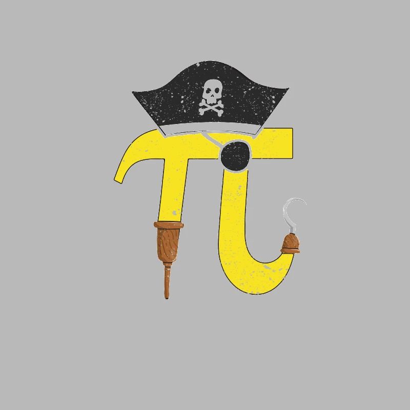 Pi Day Pirate Math Geek Math Numéro Nerd