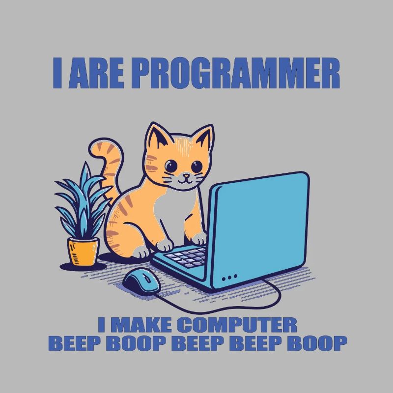 Ich bin Programmierer, Arbeitskatze