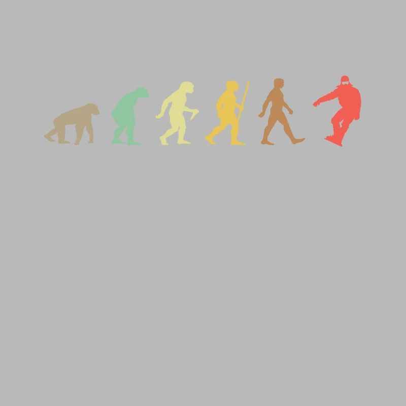 Snowboarding Retro Snowboard Evolution Snowboarder