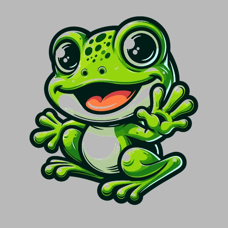 Frog Comic Cute Frog