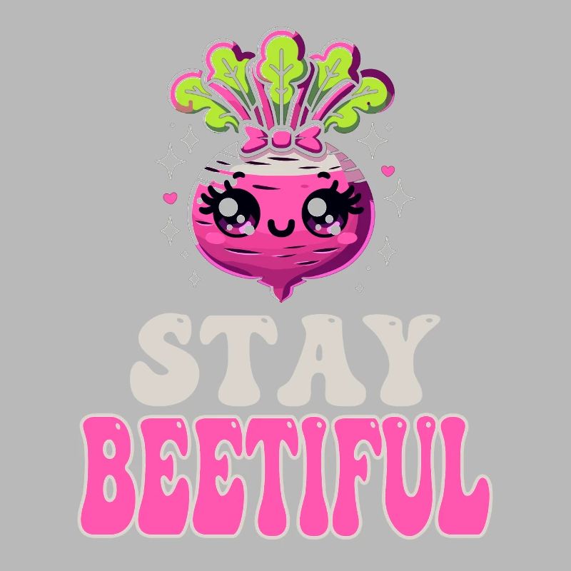 Beetroot Love - Restez Beetiful Kawaii Beets Pun