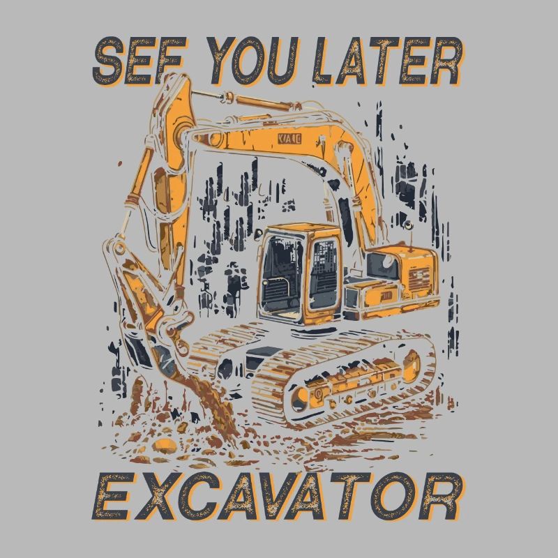 Road construction until later excavators