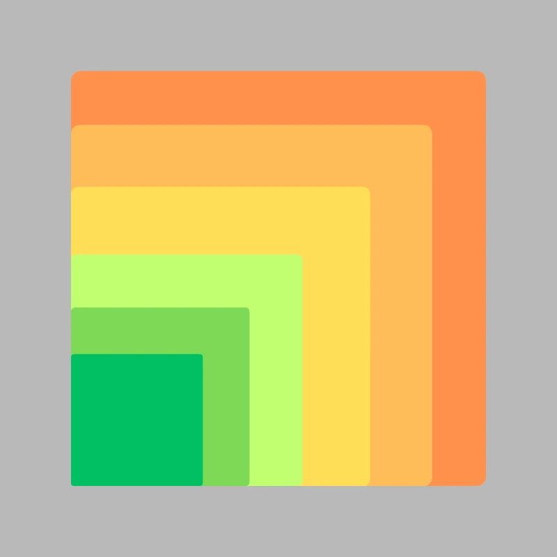 squares within a square.