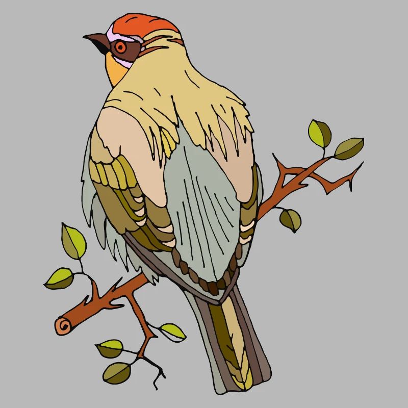 Bunter Vogel