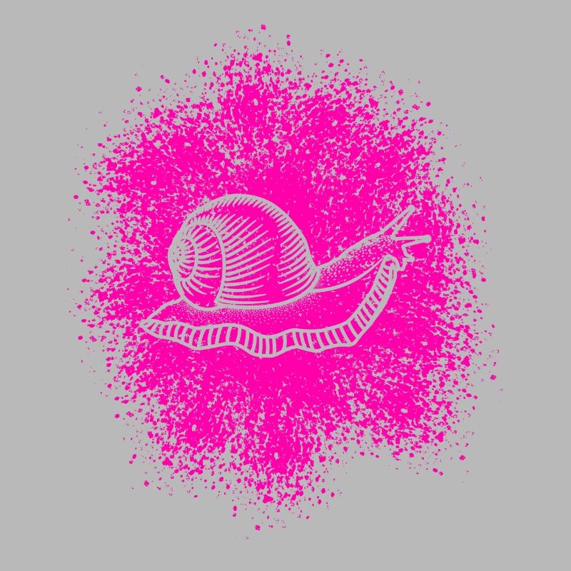 Cute snail with snail shell