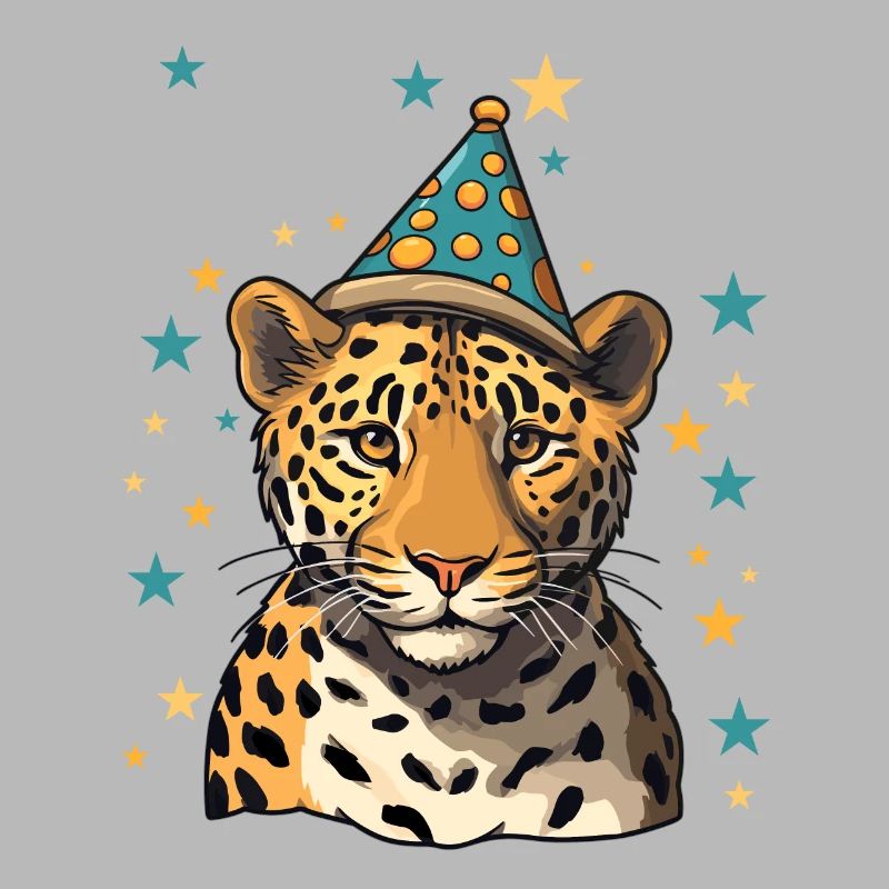 Ich bin 4 Jahre alt Leoparde Leopard 4. Geburtstag