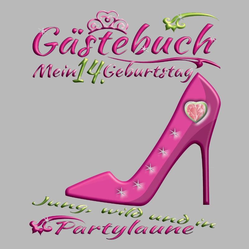 14. Geburtstag Mädchen & Junge Gästebuch