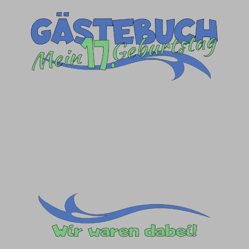 17. Geburtstag Mädchen & Junge Gästebuch