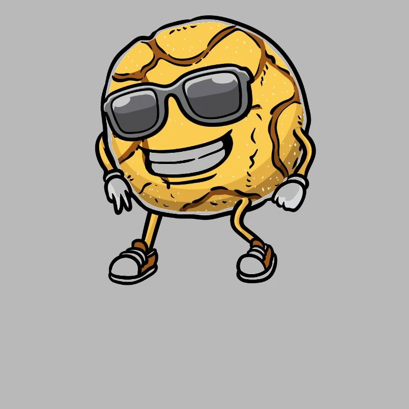 Dancing Ginger Biscuit With Sunglasses