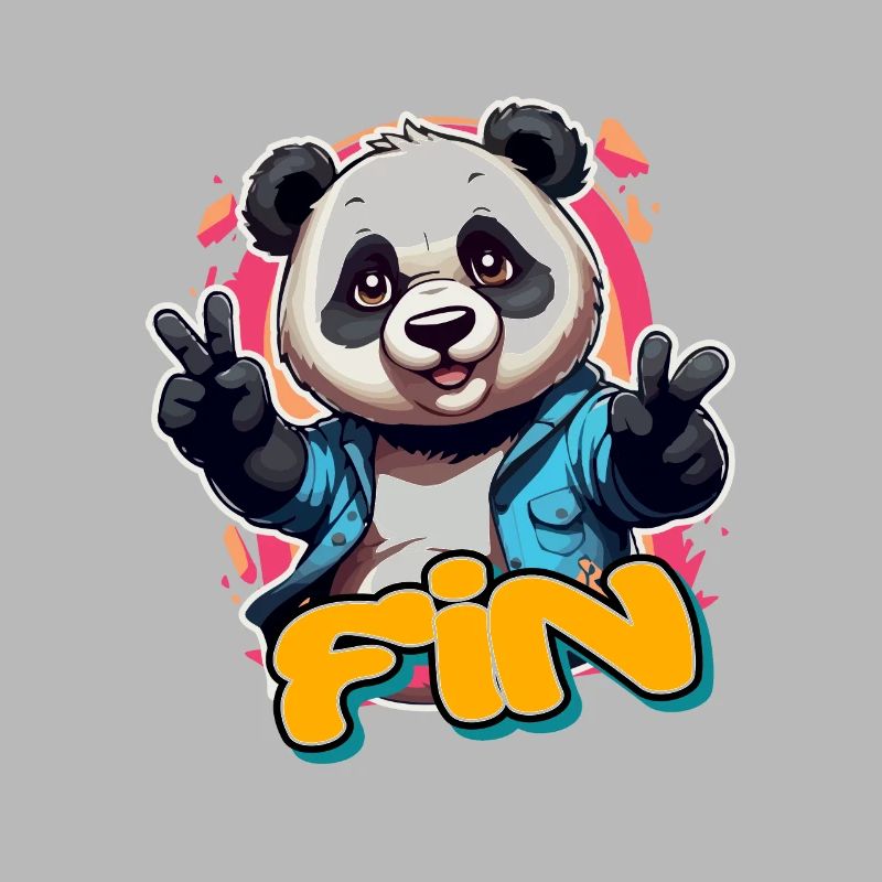 FIN - Handsome boy name with cool panda