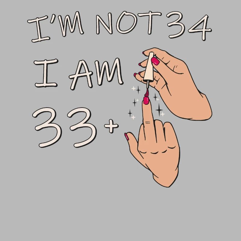 Ich bin nicht 34, ich bin 33 plus 1 Mittelfinger, 34.