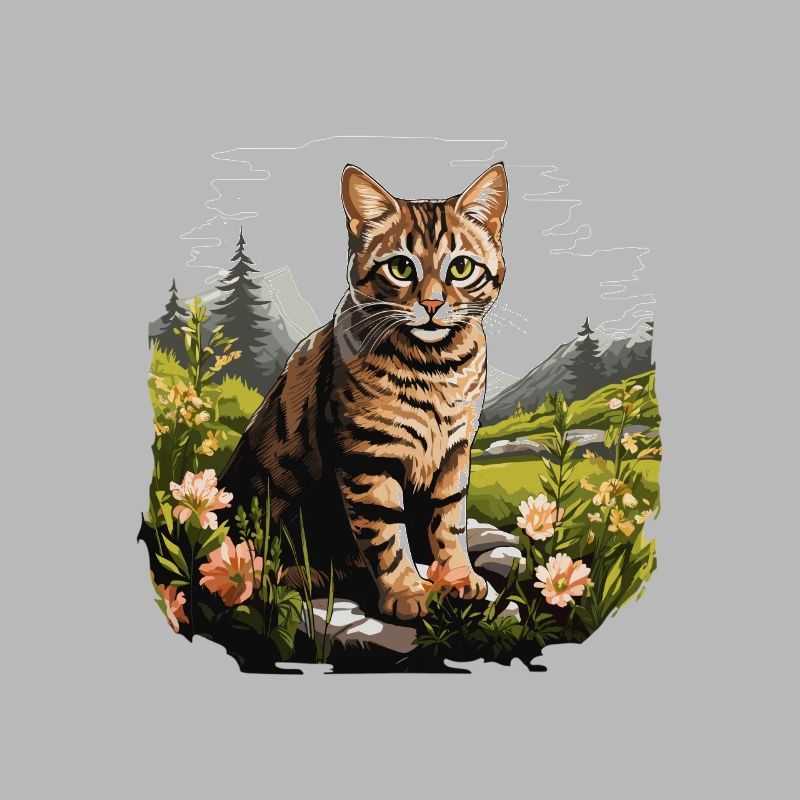 Tabby Kätzchen Tabby Katze