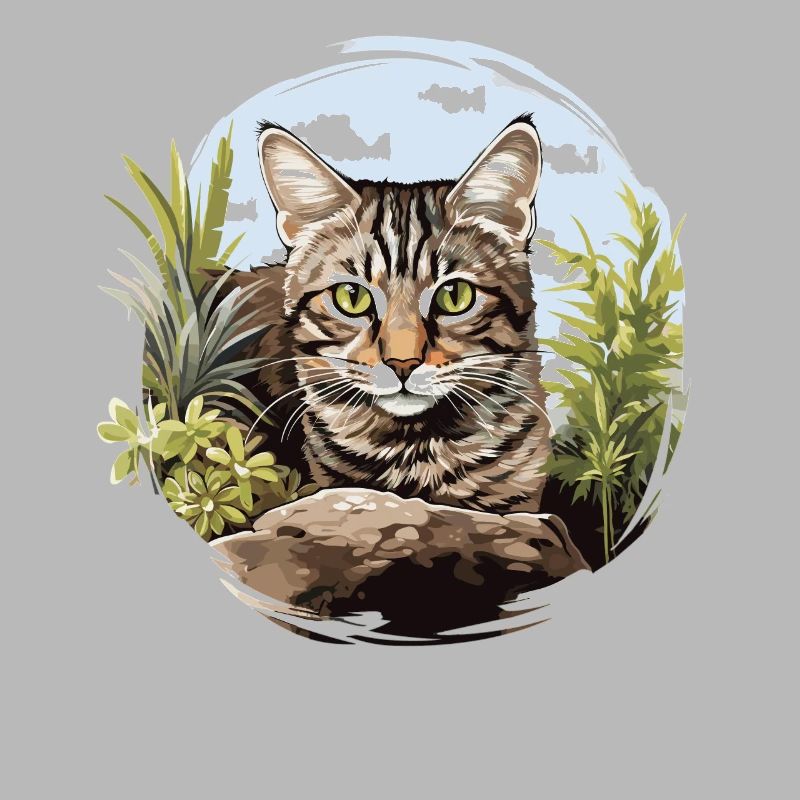 Tabby Kätzchen Tabby Katze