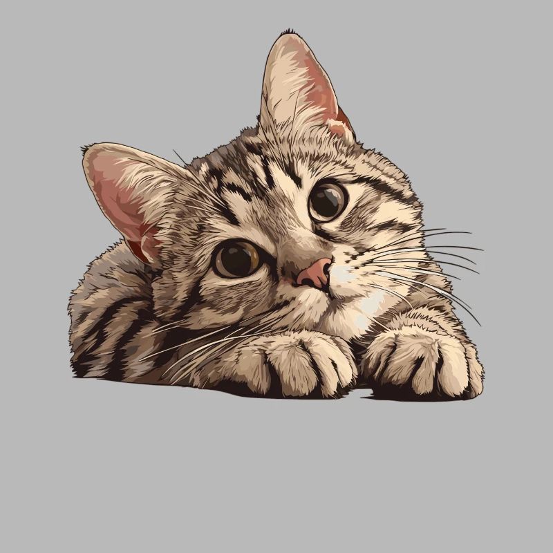 Tabby Kätzchen Tabby Katze