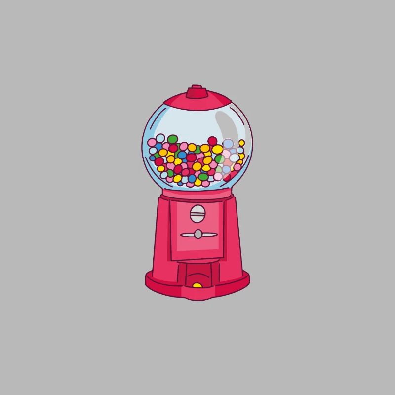 Chewing Gum Vending Machine Saying - Make Me Bubble