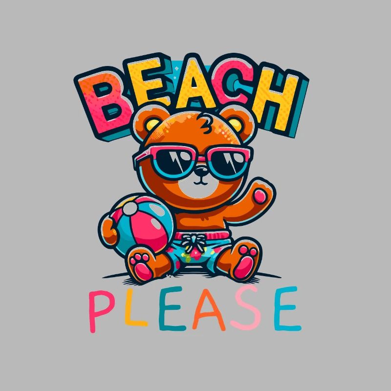 Drôle d’ours - Plage s’il vous plaît