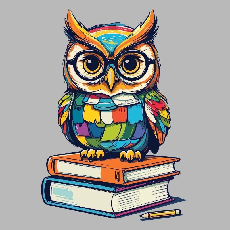 Bücher Eule Eulen Liebhaber Süße Buch Illustration