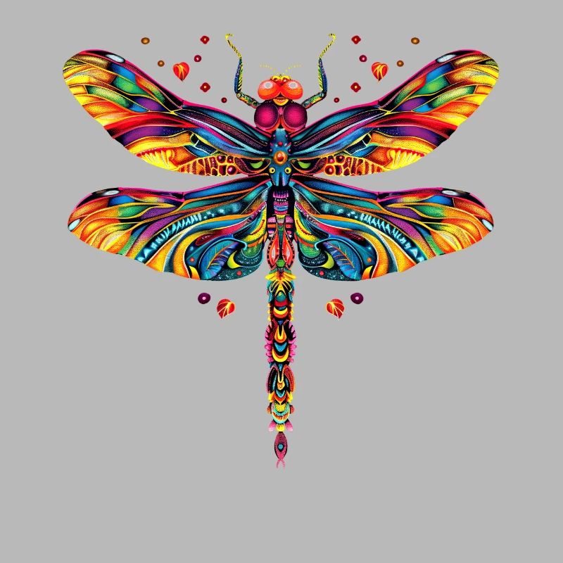 Libellule Libellule Ailes Colorées Libellules Mignonnes