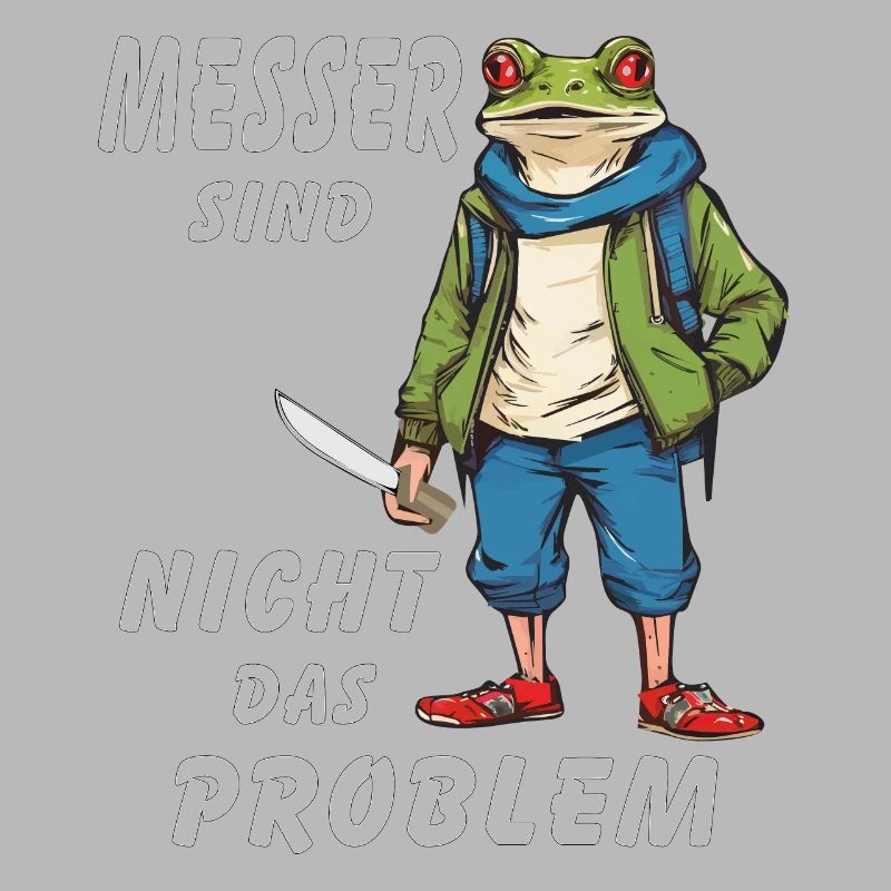 FROSCH MESSER SIND NICHT DAS PROBLEM