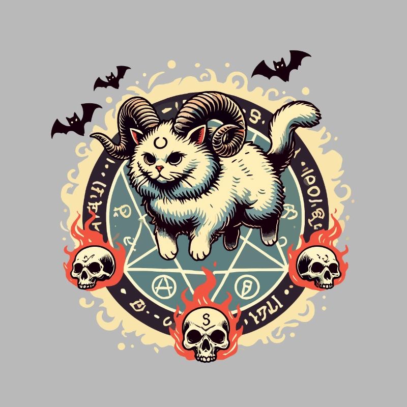 Mignon Lucifer chat drôle chats invocation
