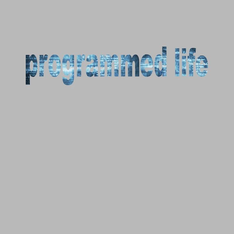 Typographie de la vie programmée
