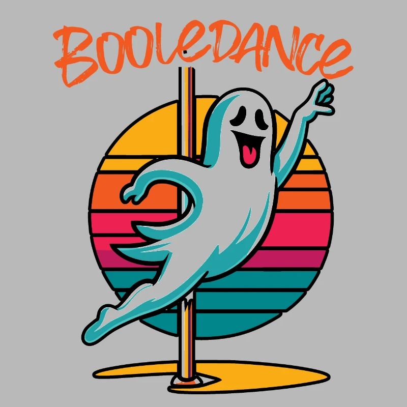 Funny Boolean Dance Saying Pole Dance Ghost