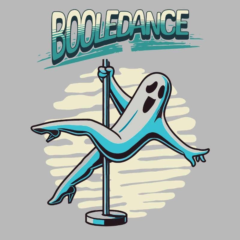 Funny Boolean Dance Saying Pole Dance Ghost