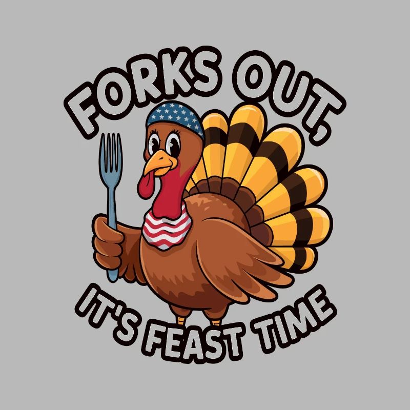 Dinde drôle de Thanksgiving