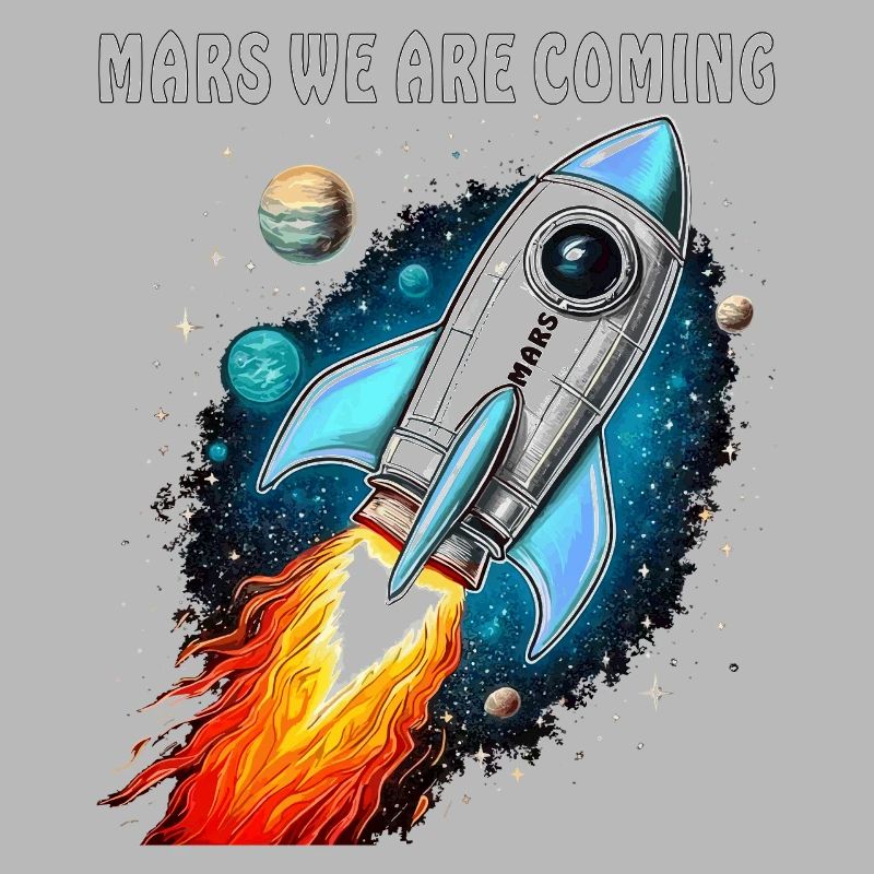 FUSÉE MARS NOUS ARRIVONS