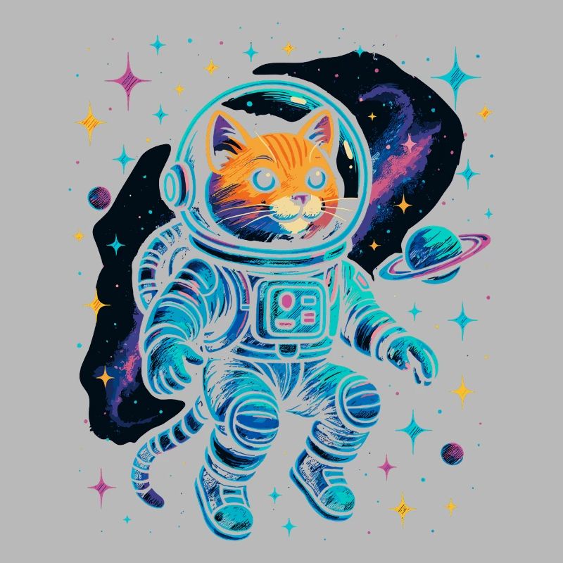 Chat de l’espace - Chat astronaute