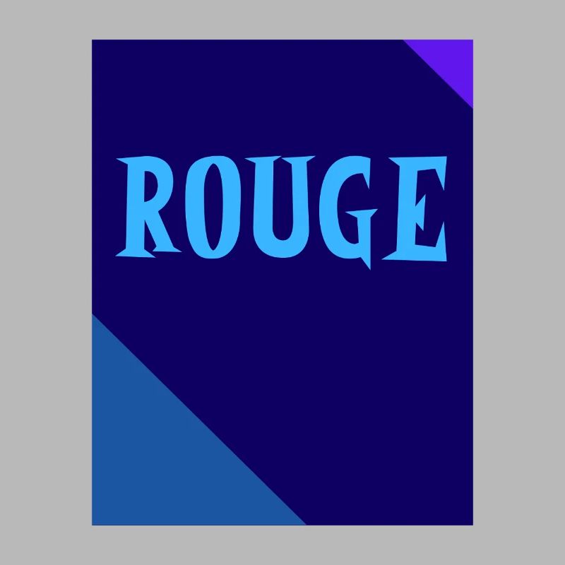 RED Rectangle Triangle Chalkboard