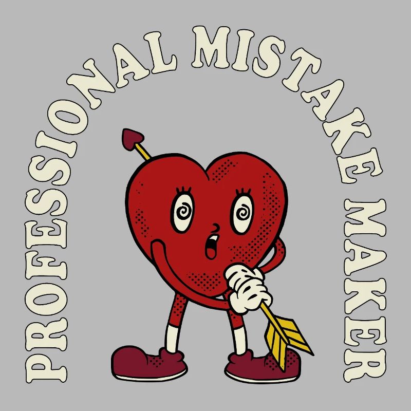 Professional Mistake Maker – Retro Comic Humor