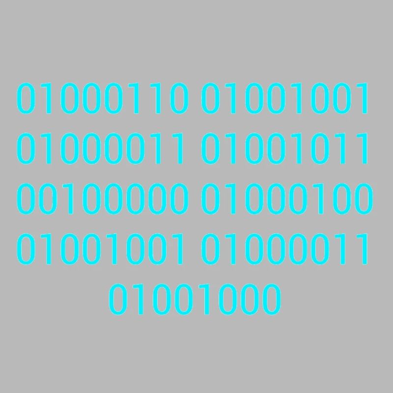 BINARY CODE / BINÄRCODE F**K DICH GESCHENKIDEE