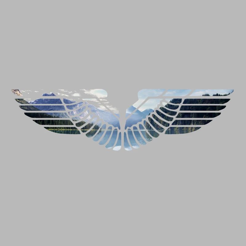 Eagle wing emblem