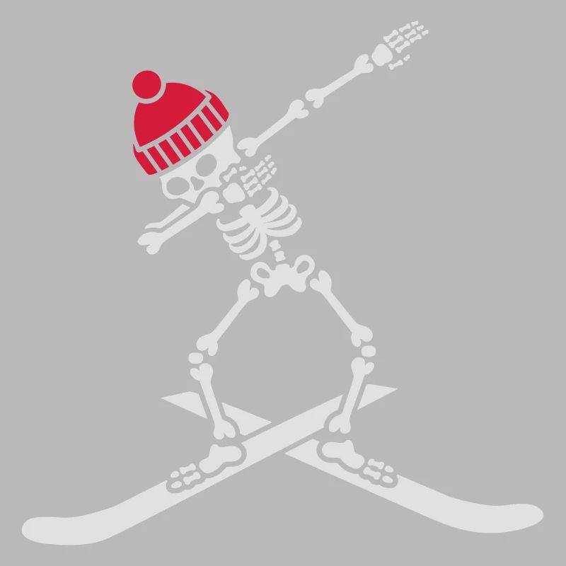 Dab dabbing skeleton ski skiing