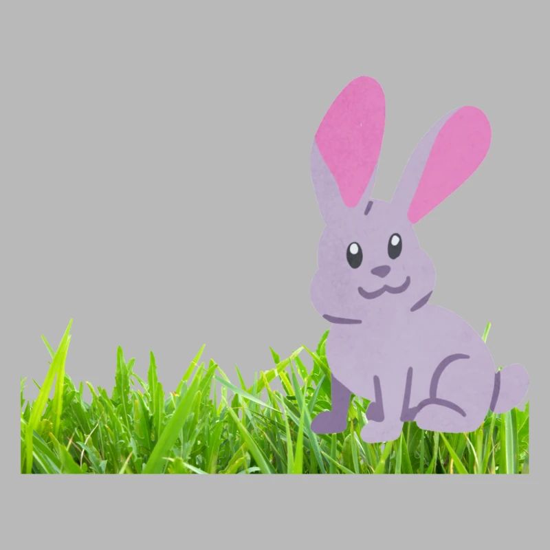 Rabbit on grass
