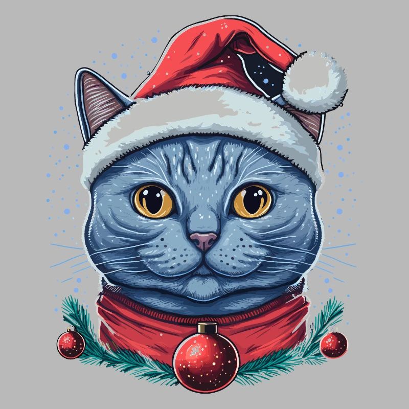 Perfektes Weihnachtskatzendesign, das beste Weihnachtsgeschenk