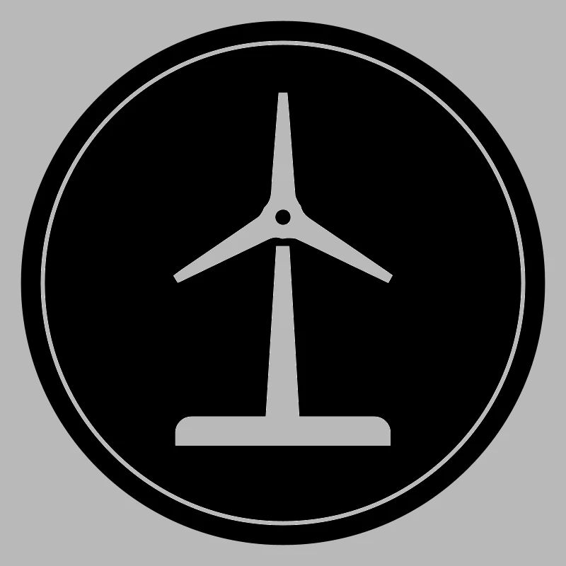 Silhouette d’éolienne