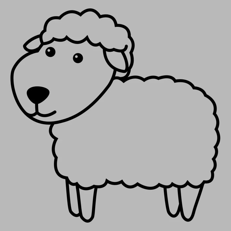 Sheep Comic Animal