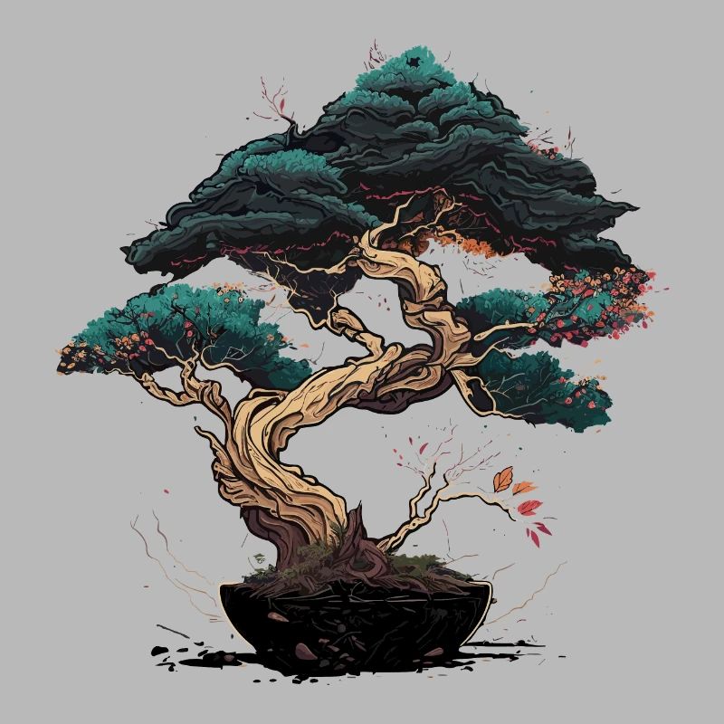 Irregular Shape Bonsai Tree