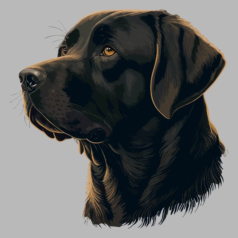 Soft Looking DarkBrown Labrador Retriever