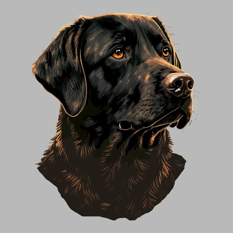 Schwarzer Labrador Retriever