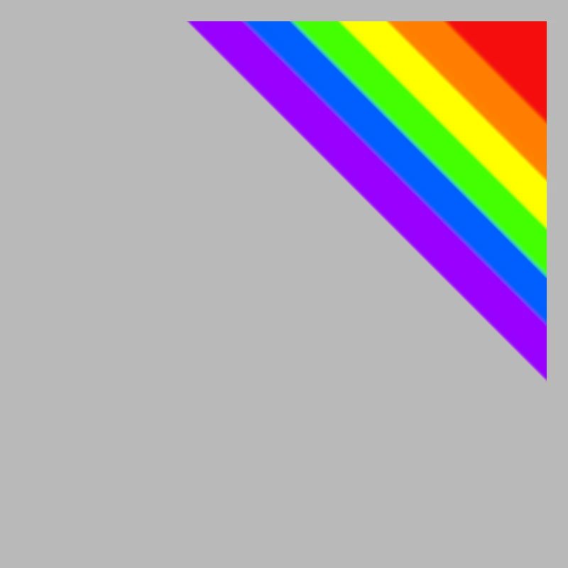 Regenbogen Geschenkidee Ecke bunt