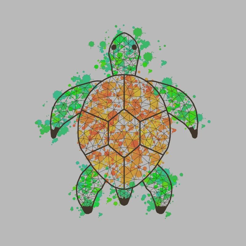 Turtlee GeomeTRIX bunt