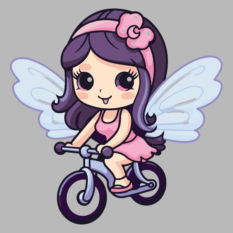 Fairy Cute Bicycle Comic