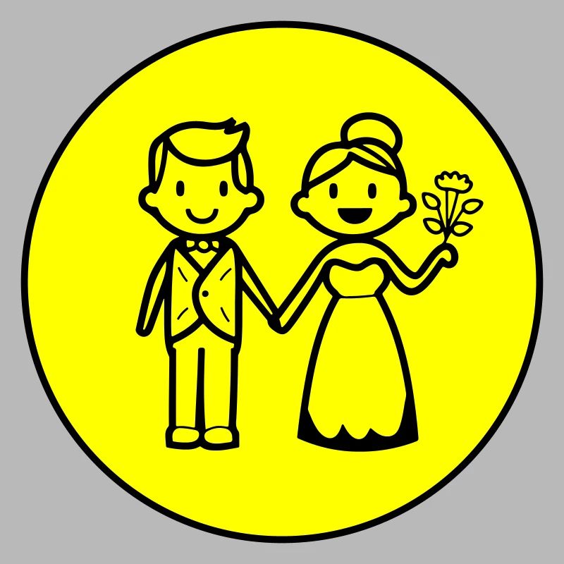 Brautpaar Ehepaar Symbol