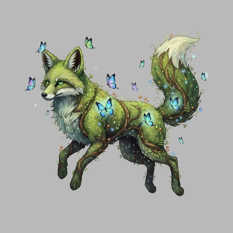 Green Fox Magic Butterfly