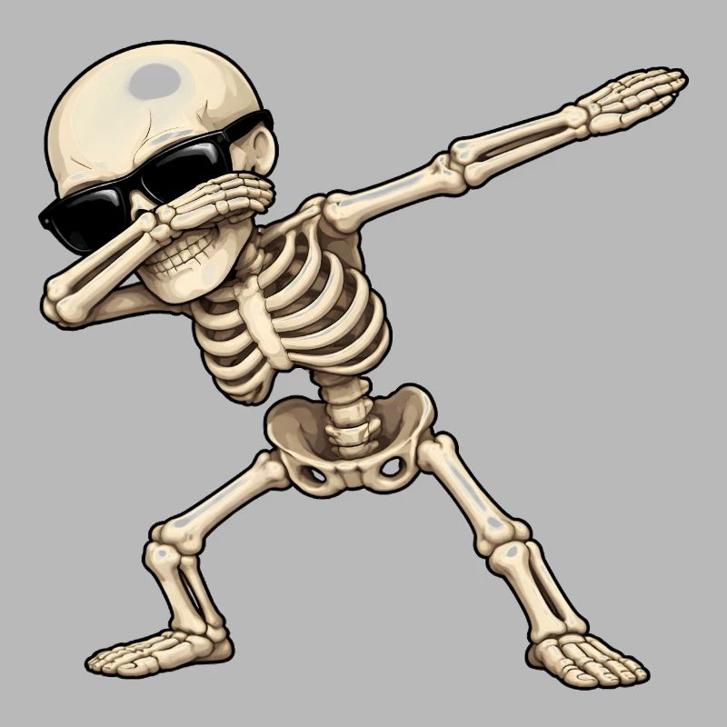 Squelette de dabbing