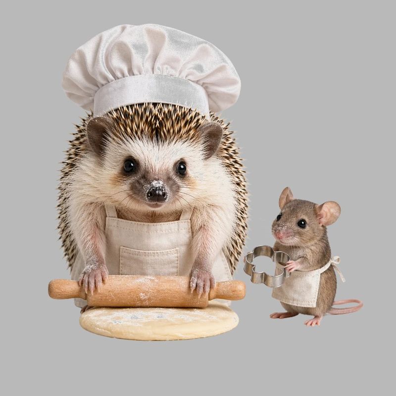 Igelbäcker mit Maushelfer